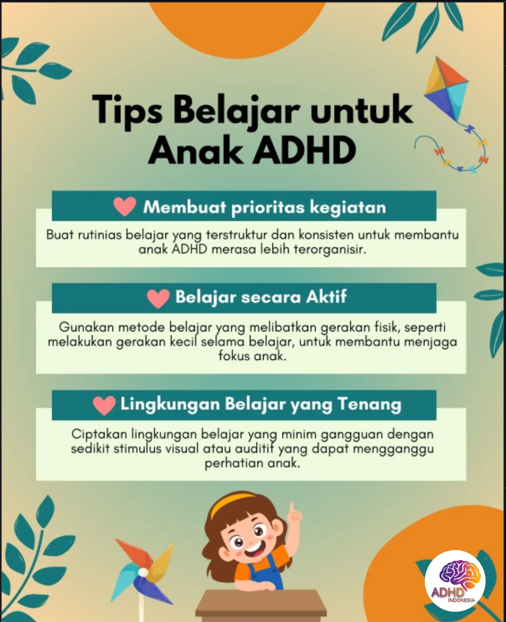 Strategi Belajar yang Cocok untuk Anak ADHD di Kabupaten Kupang